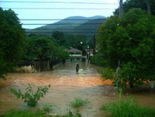 Choveu intensamente em Rio Bonito