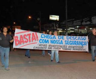 Moradores pediram pelo fim da violência em RB